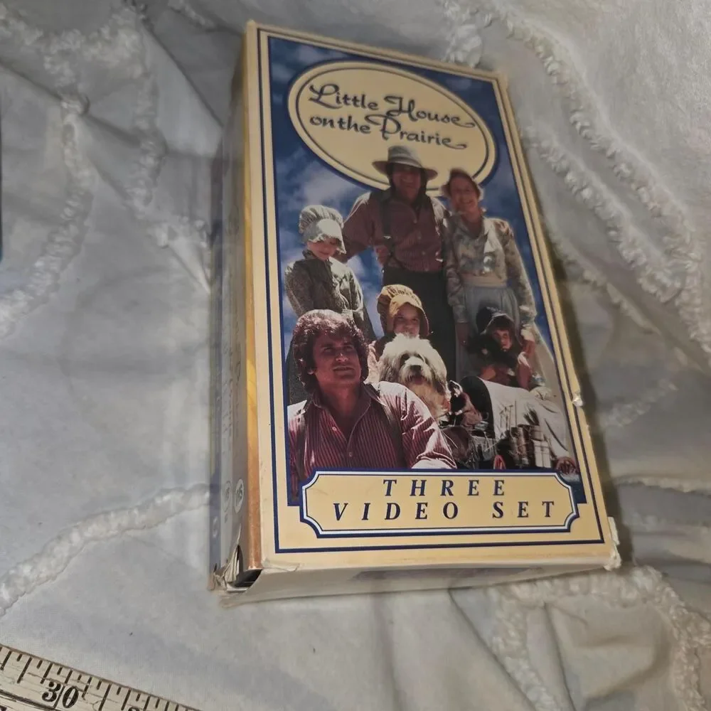 Little House On The Prairie VHS Box Set 3 Video Tapes  nostaglia gift memories